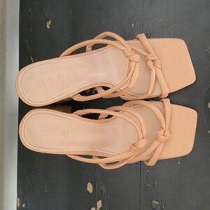 Laicigo Nude Mule Sandals